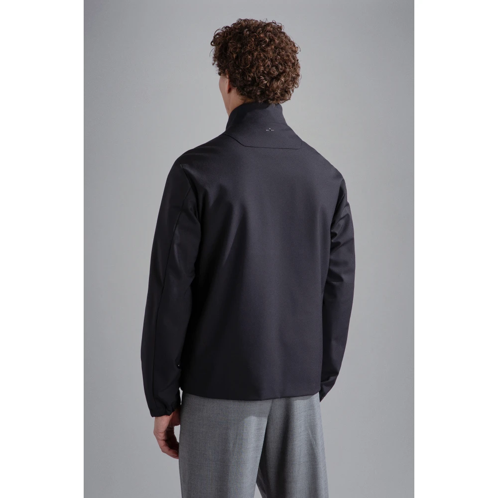 PAUL & SHARK Dynamische Stretch Zwarte Jas Black Heren