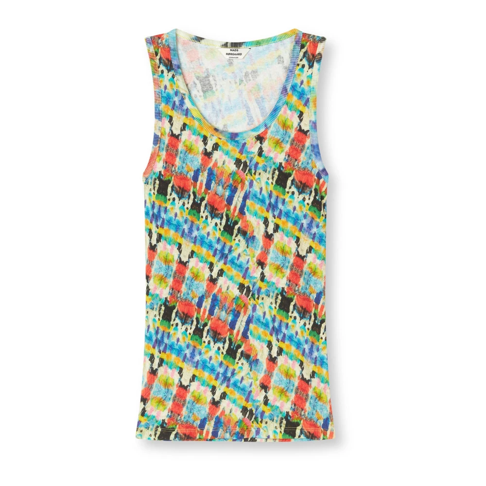 Mads Nørgaard Kleurrijke Katoenen Top 203734 Multicolor Dames