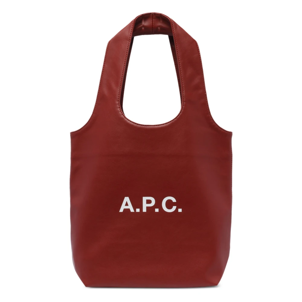 A.p.c. Synthetische leren winkeltas voor vrouwen Red Dames