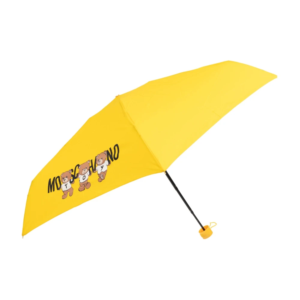 Moschino Paraplu met logo Yellow Unisex