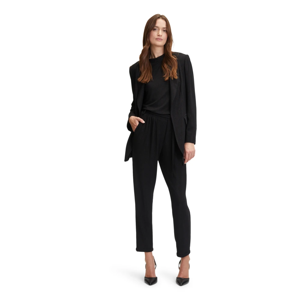 Betty & Co Lurex Blouse Top Black Dames