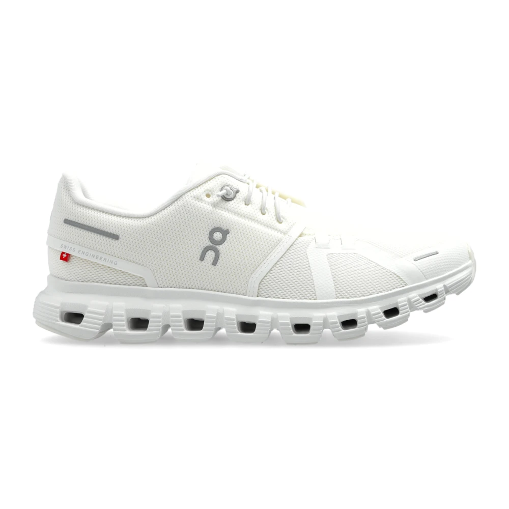 On Running Women's White Cloud 6 Sports Shoes