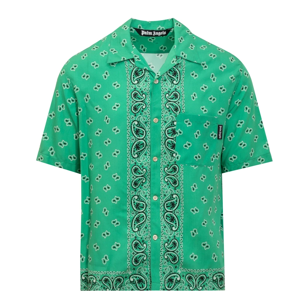 Shirts > Short Sleeve Shirts - - Palm Angels - Modalova