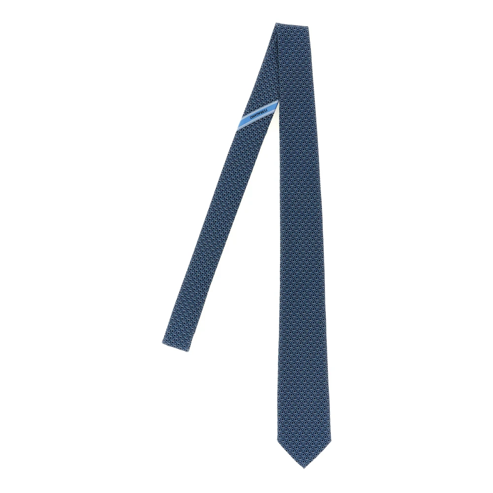 Ferragamo Men's Blue Biella Tie