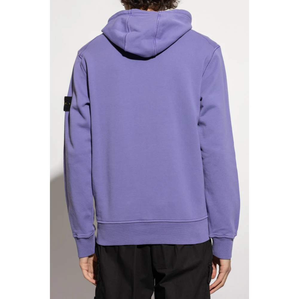 Stone Island Hoodie Purple Heren