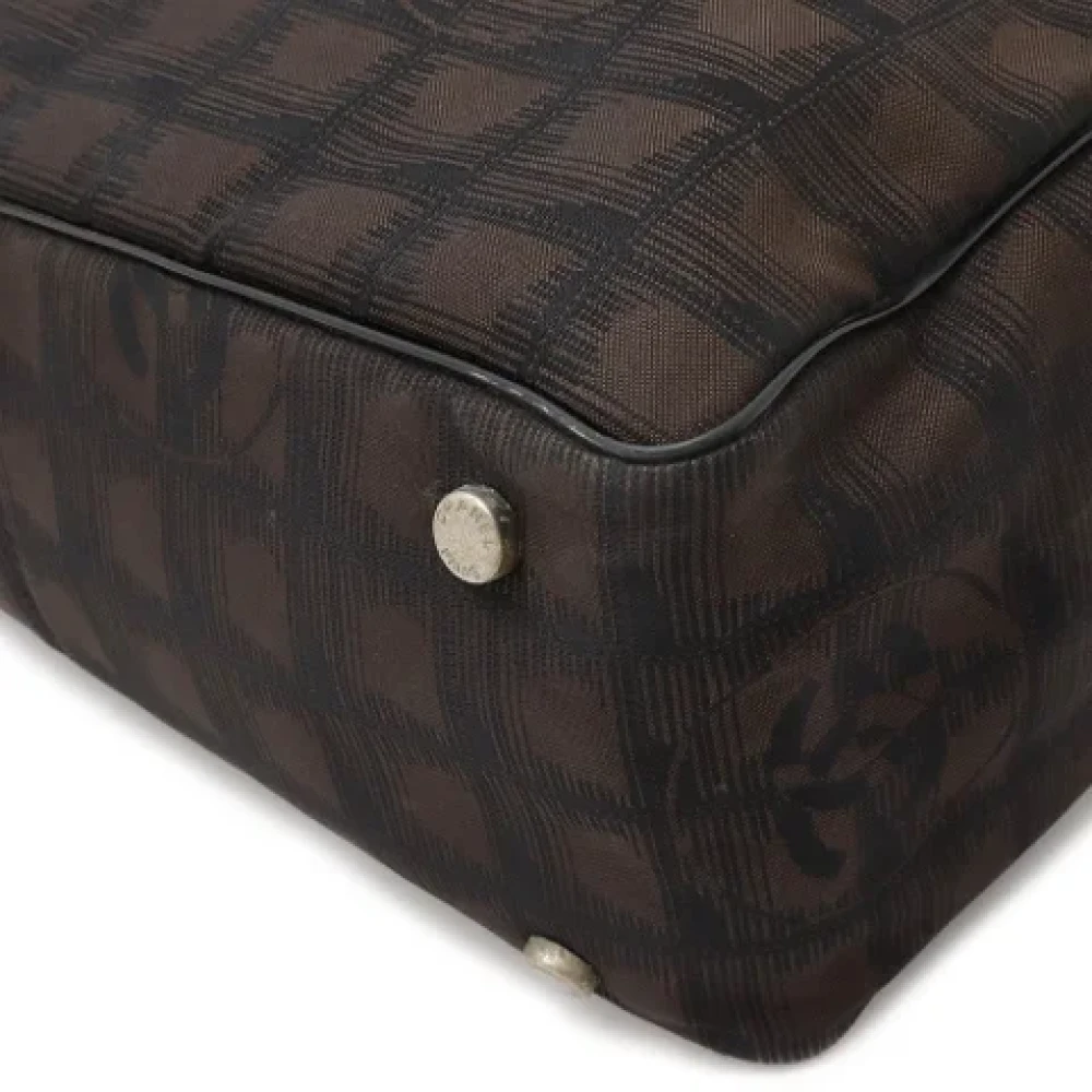 Chanel Vintage Pre-owned Fabric chanel-bags Brown Dames