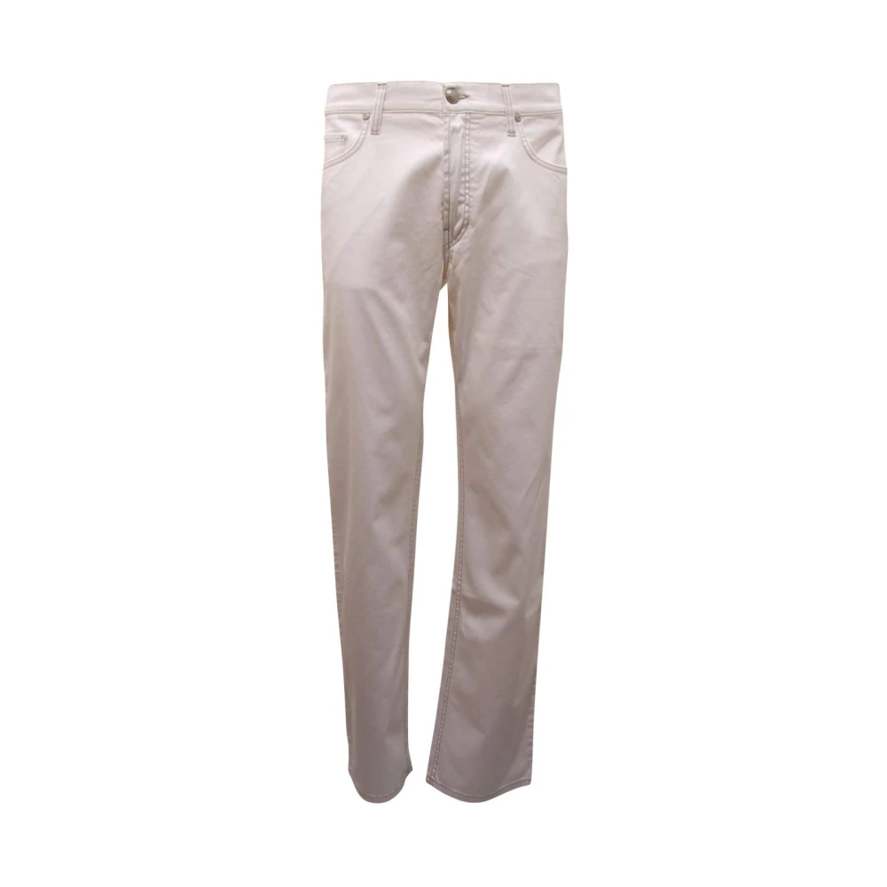 Fay Men's White Italian Style Trousers - Chinos - W42 - Trousers
