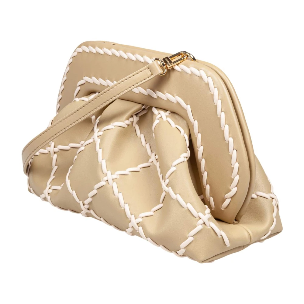 THEMOIRè Vegan Olijf Clutch Tas Green Dames