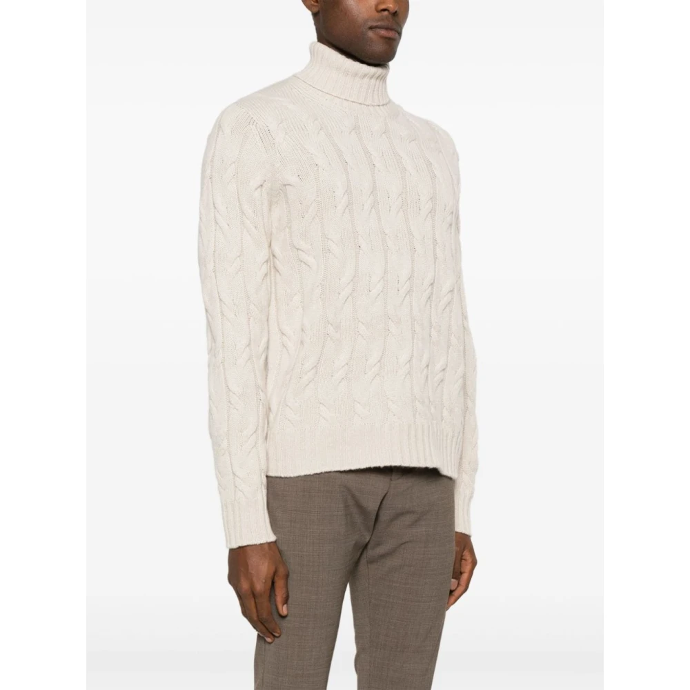 Drumohr Witte Sweatshirt Aw24 Beige Heren