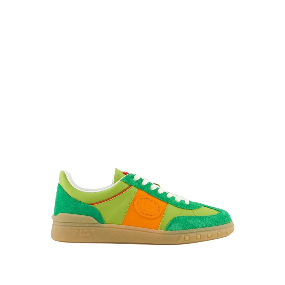 Valentino Garavani Groene lage top trainers met VLogo detail Heren Schoenen