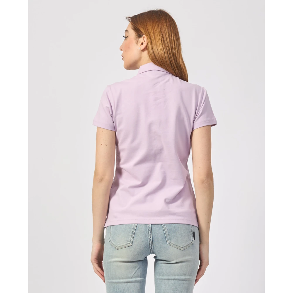 K-way Paarse poloshirt voor vrouwen Purple Dames