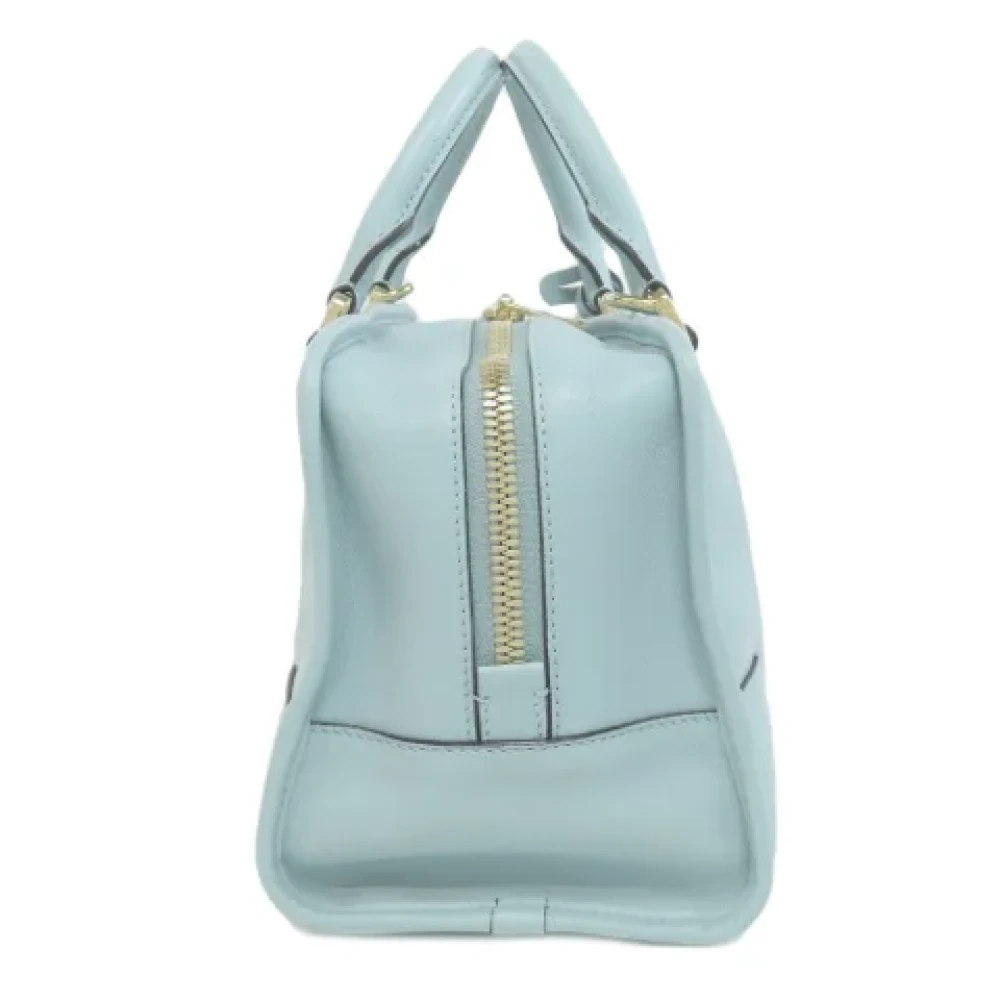 Loewe Pre-owned Leather handbags Blue Dames