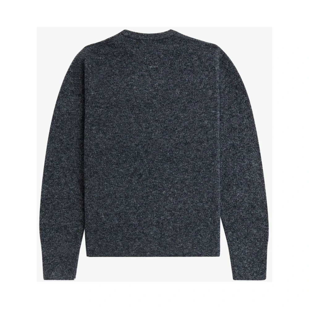 Fred Perry Blauwe Boucle Crew Neck Sweater Blue Heren