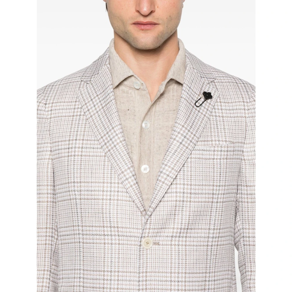 Lardini Beige Knoopjas met Zakken Beige Heren