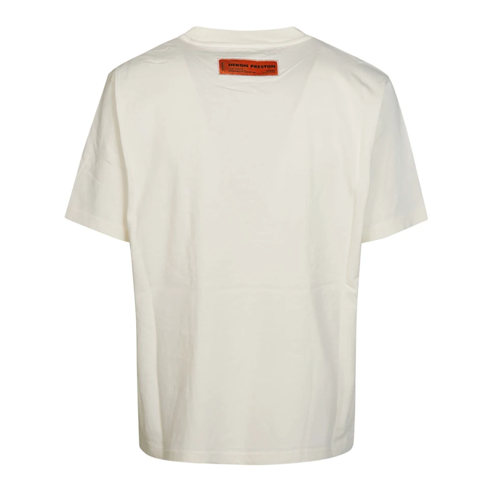 Heron Preston Blij Kraag T-Shirt White Heren
