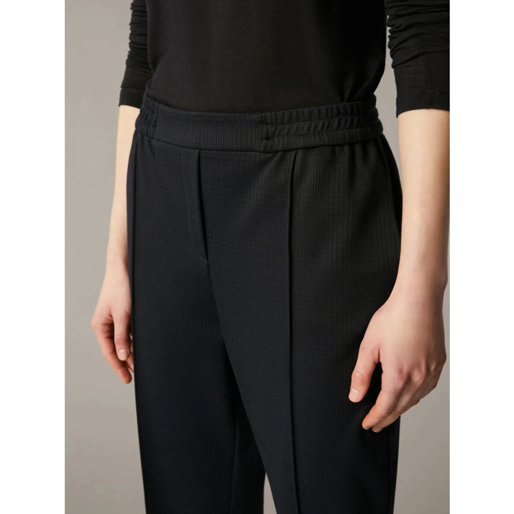 Pennyblack Blauwe Jacquard Broek Nix Model Blue Dames