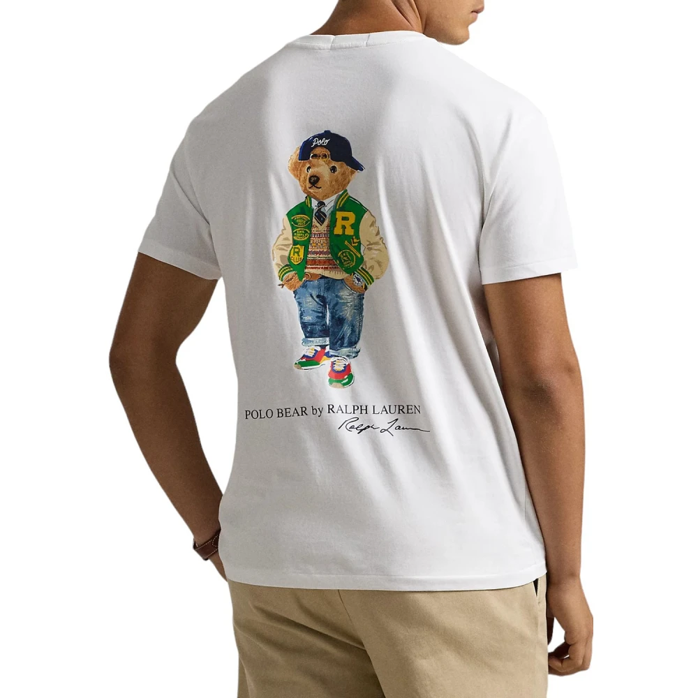 Polo Ralph Lauren Wit Jersey T-shirt 710951623001 White Heren