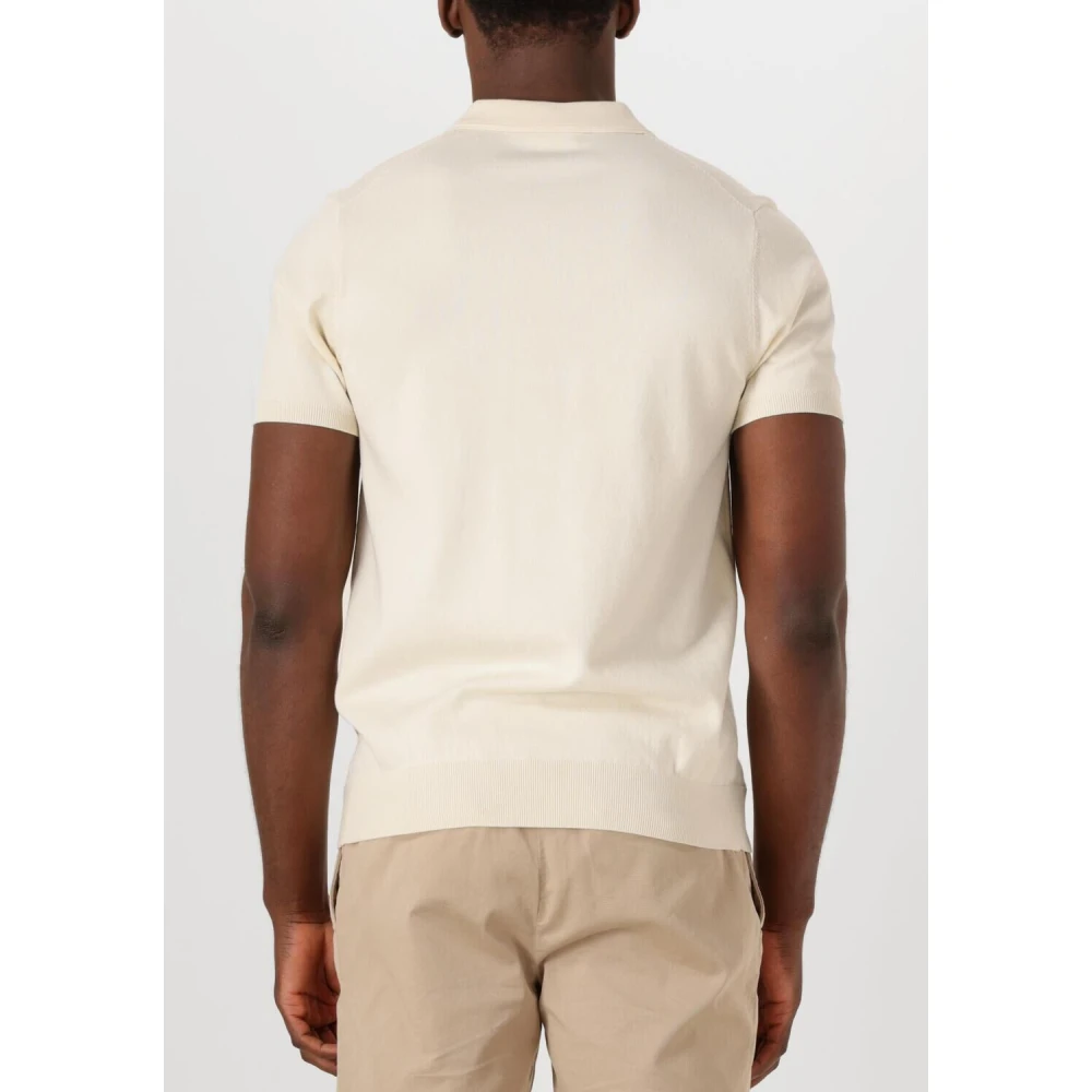 Profuomo Heren Polo & T-shirts Korte Mouw Beige Heren