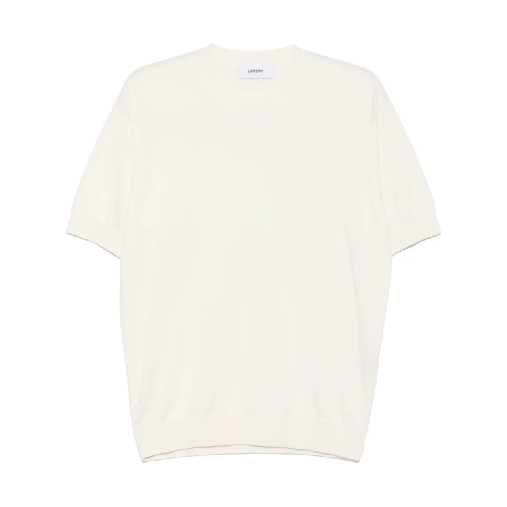 Lardini - Tops > T-Shirts - Beige - Lardini - Modalova