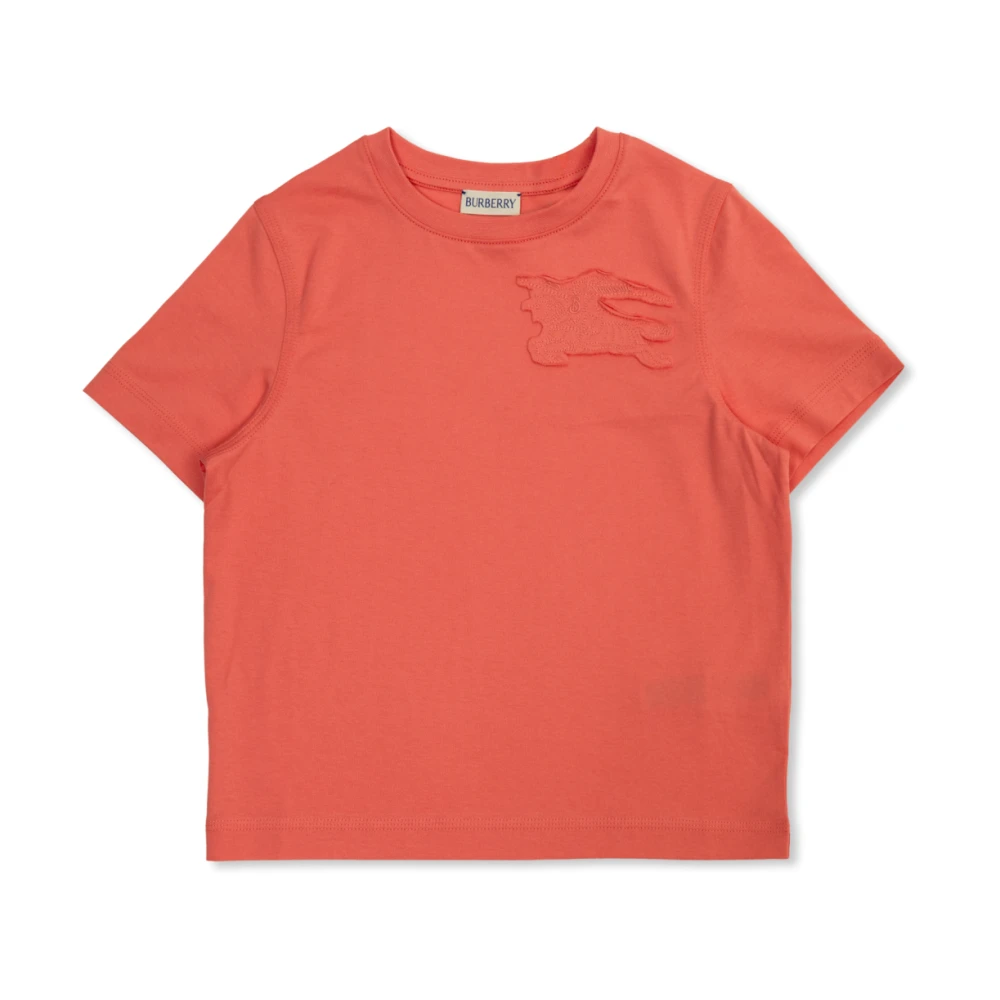 Burberry Barn T-shirt med logotyp Red, Unisex