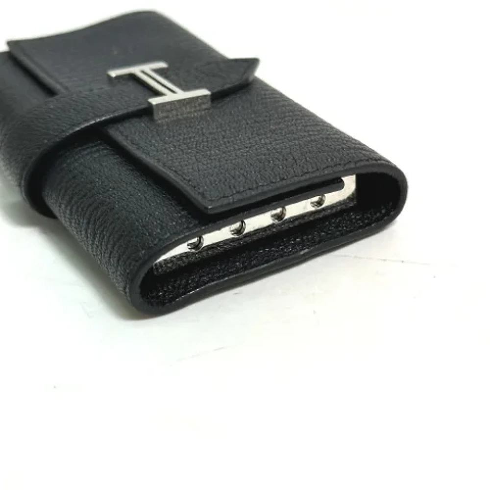 Hermès Vintage Pre-owned Leather home-office Black Dames