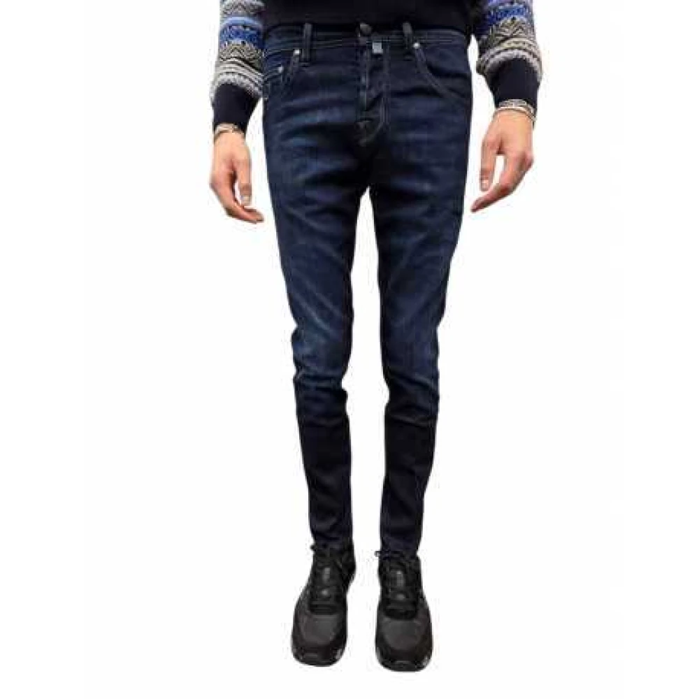 Jacob Cohën Uomo Blu Scott Slim Jeans
