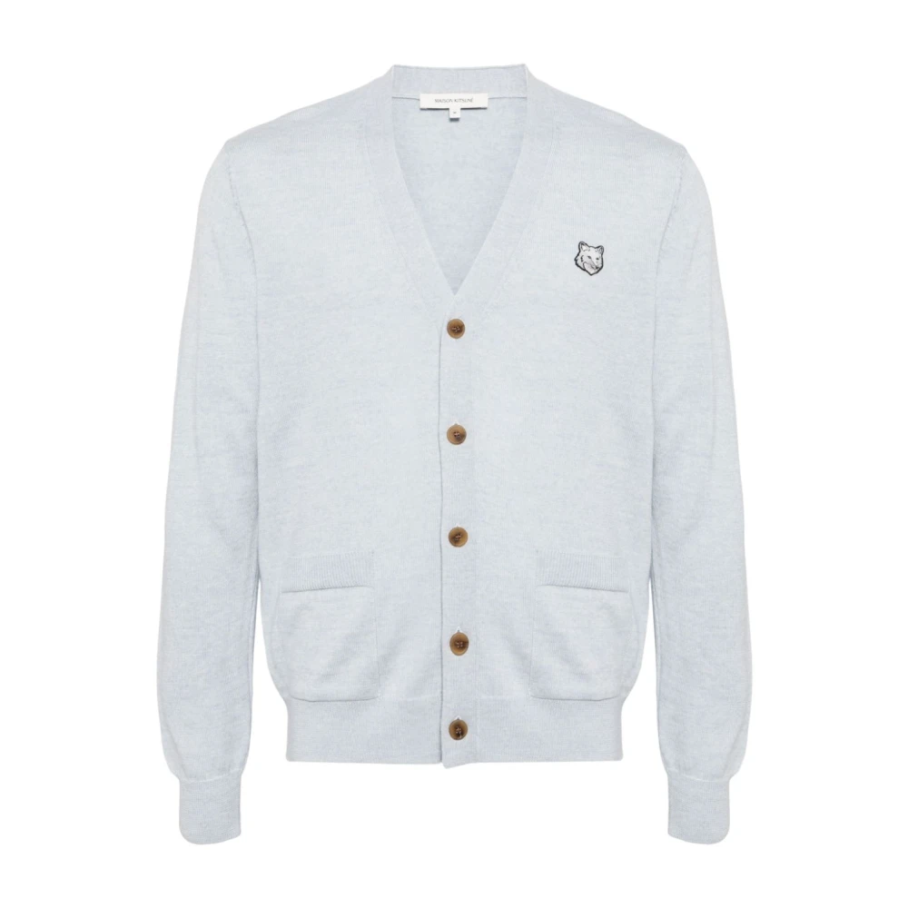 Maison Kitsuné Cardigans Blue Heren