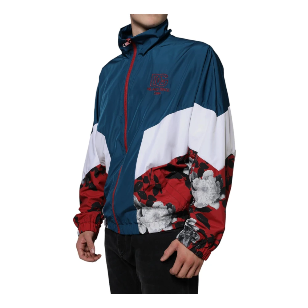 Dolce & Gabbana Multicolor Bomberjack met Logodetails Multicolor Heren