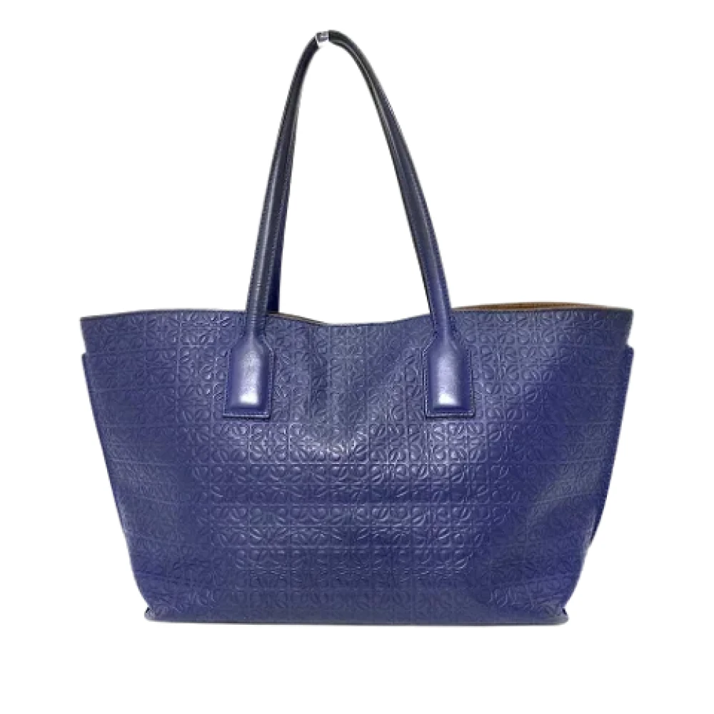Loewe Pre-owned Leather shoulder-bags Blue Dames