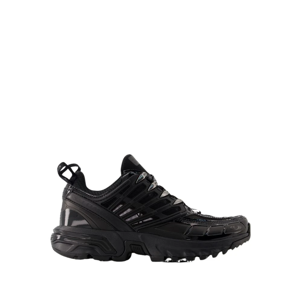 MM6 Maison Margiela Zwarte Polyester Sneakers met Rubberen Zool Black Dames