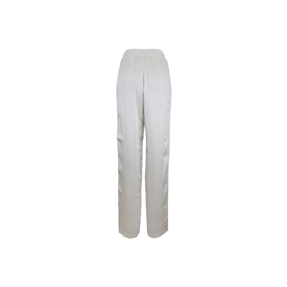 Elisabetta Franchi Casual Stijl Dames Strik Taille Broek White Dames