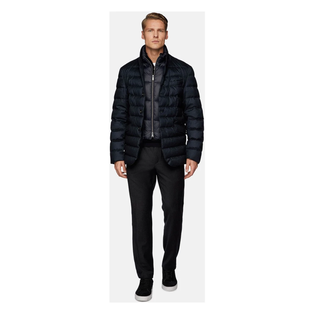 Boggi Milano Waterdichte Echt Donsjack Style Missori Blue Heren