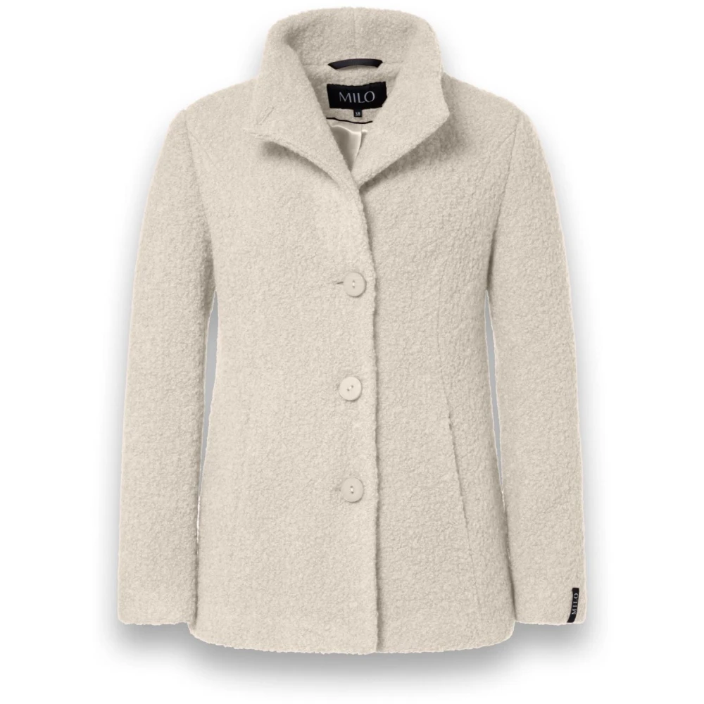 Milo Coats Stijlvolle Nala Jack Jas Beige Dames
