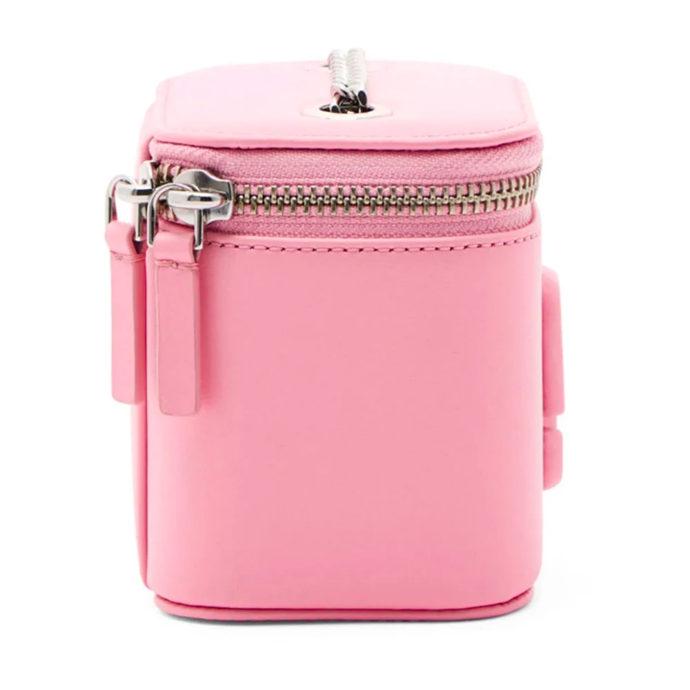 Marc Jacobs Roze Leren Schoudertas met Ketting Pink Dames