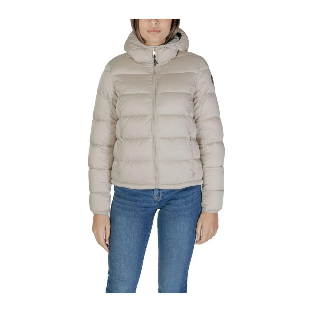 Napapijri Herfst Winter Dames Polyamide Jassen Collectie Beige Dames