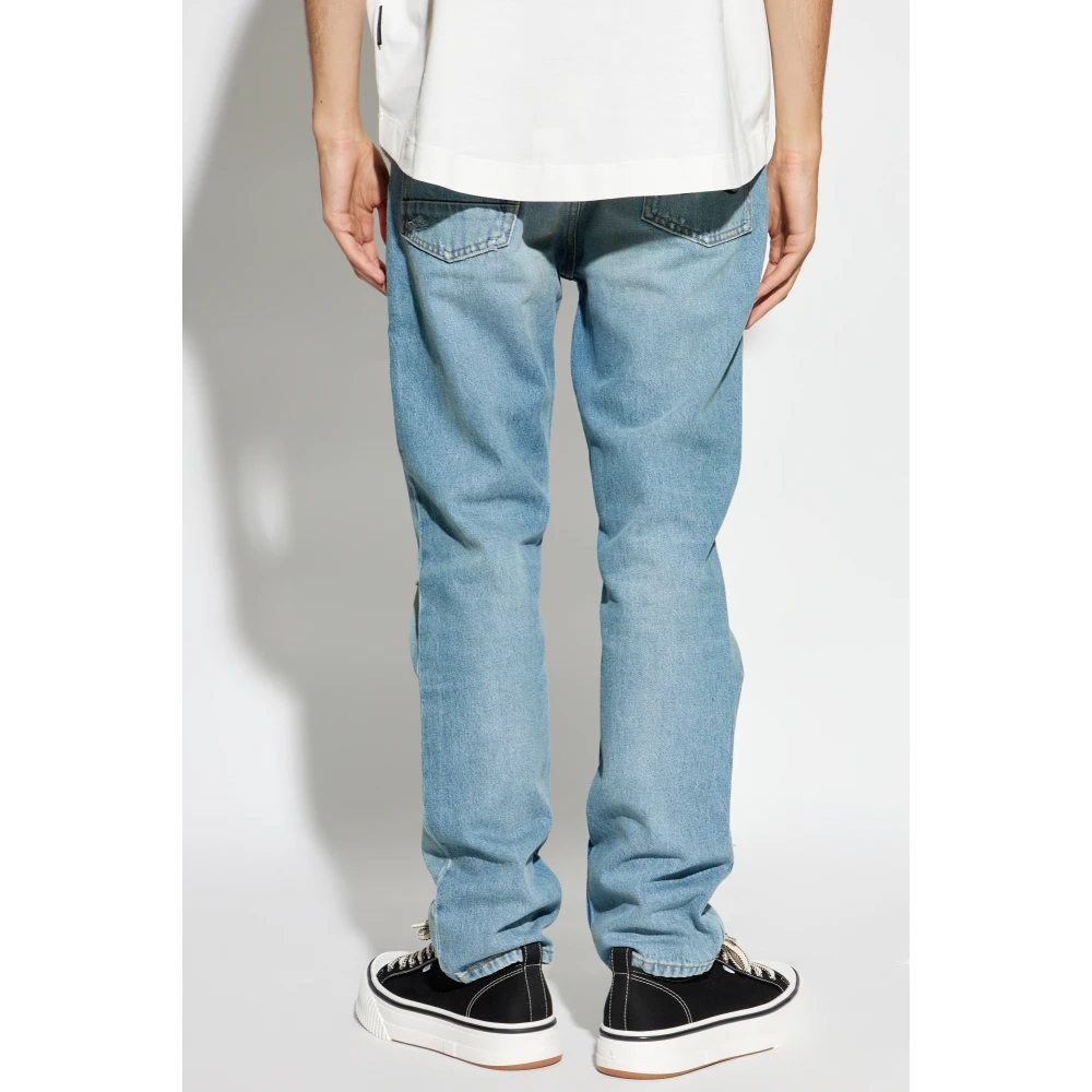 Palm Angels Jeans met vintage-effect Blue Heren