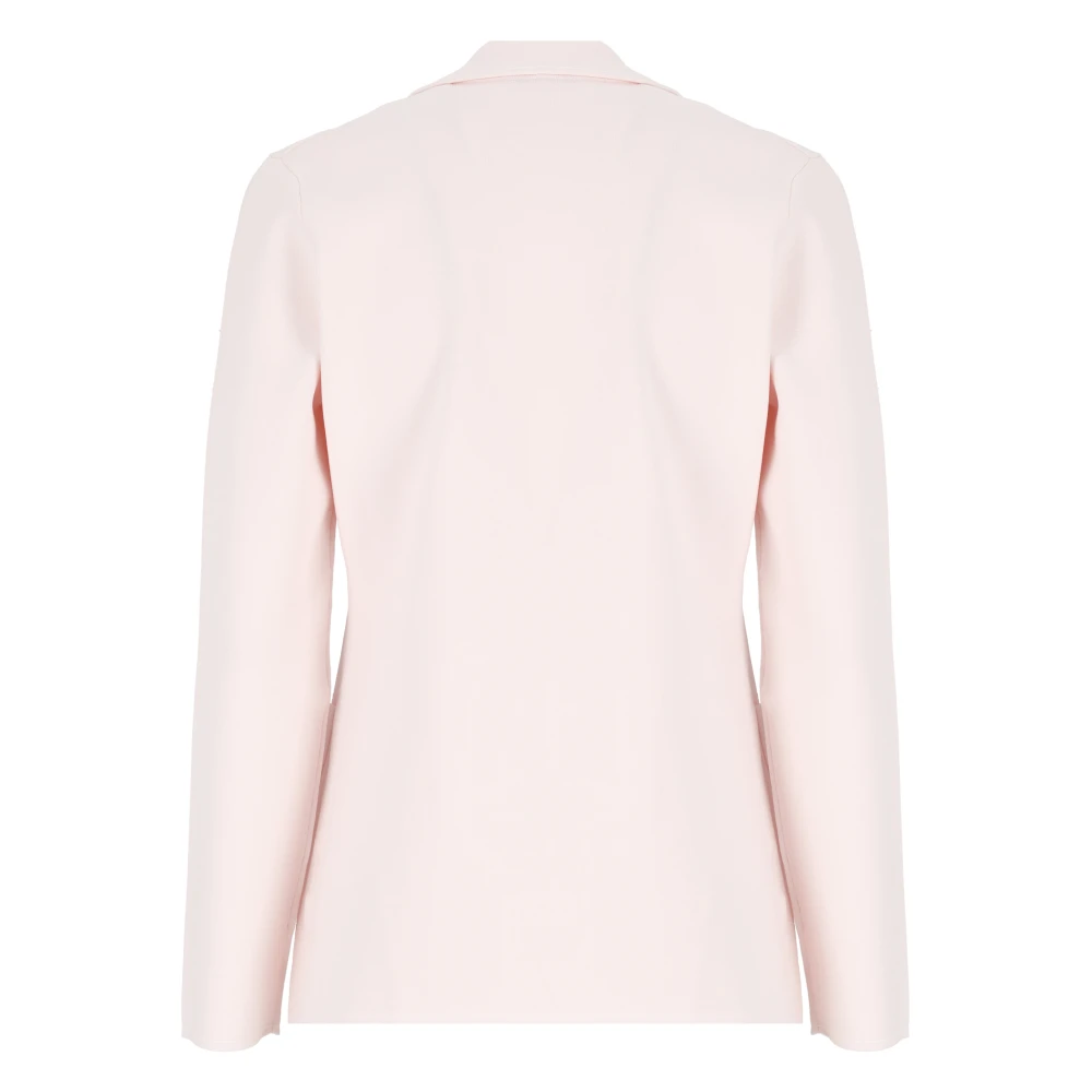 Kangra Roze Kasjmier Blazer Peak Revers Pink Dames