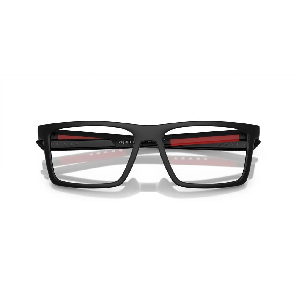 Prada Mat Zwart Brillen Montuur PS 02Qv Black Heren