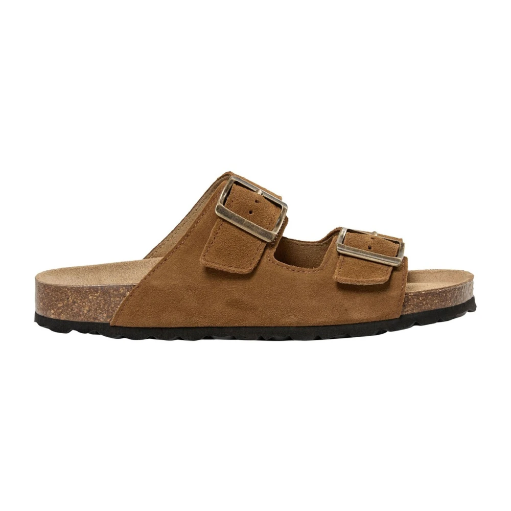 Sofie Schnoor Stiliga Slip-In Sandaler Mörk Senap Yellow, Dam