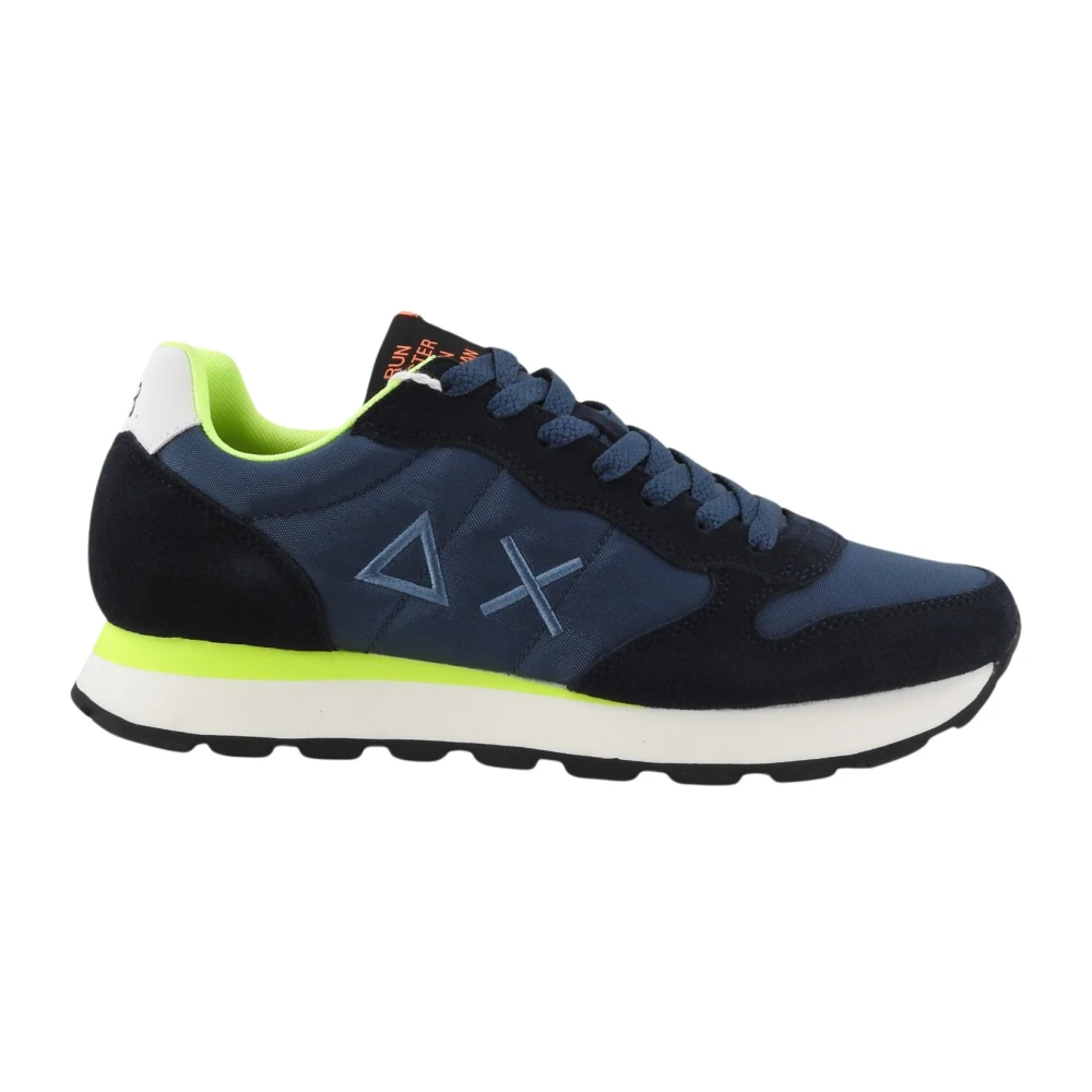 Sun68 , Sneakers, Male, Blue, 6 Uk, Tom Fluo Sneaker