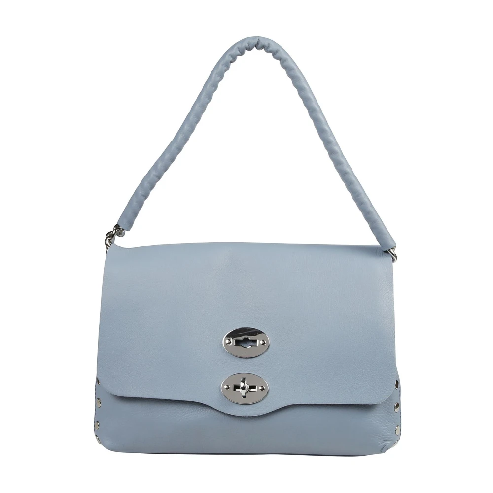 Zanellato Stijlvolle Mix Patella Tas Blue Dames