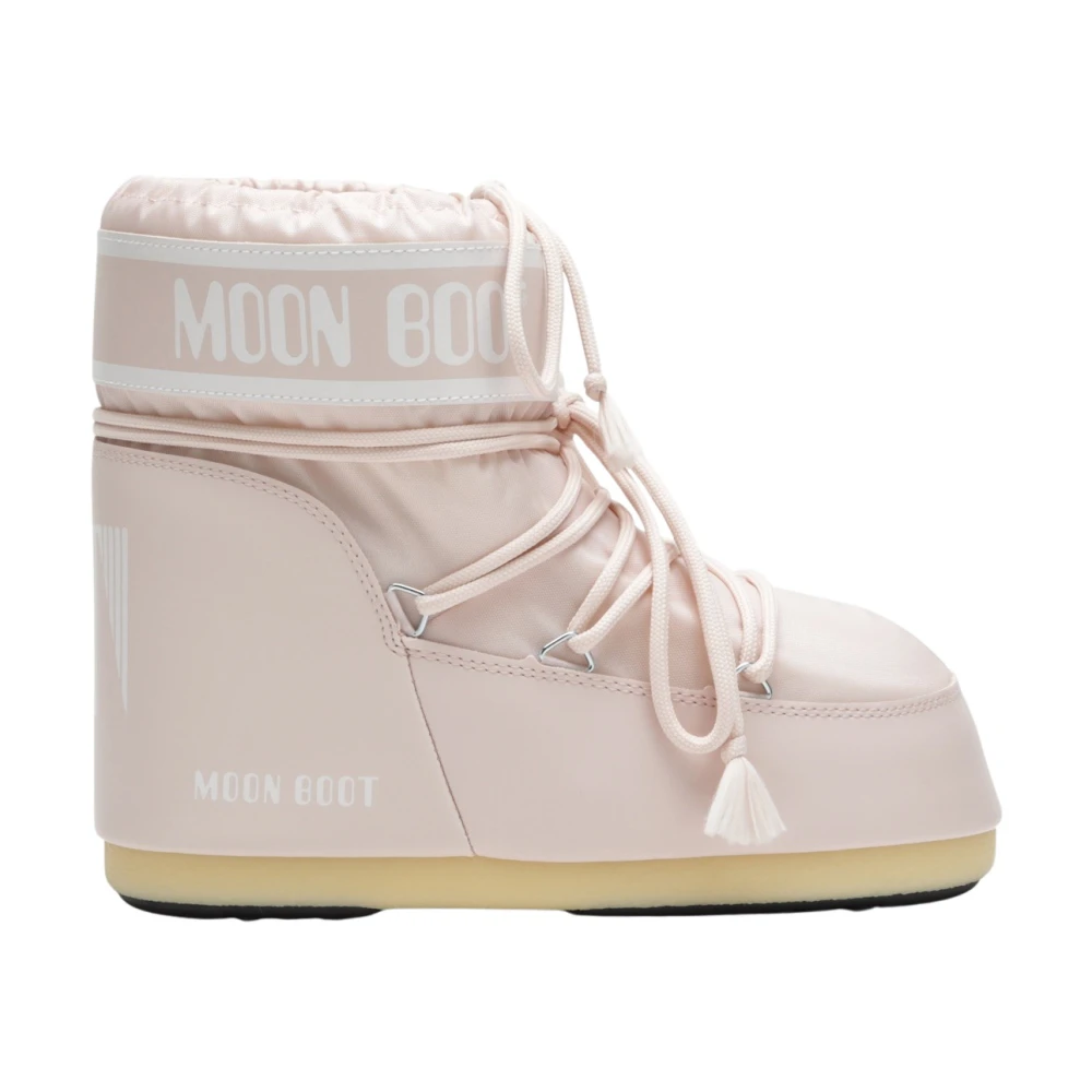 Moon Boot Mb Icon Low Nylon Snow Boots - Female - Winter Boots - Pink - 6 Uk - Shoes - Image 3