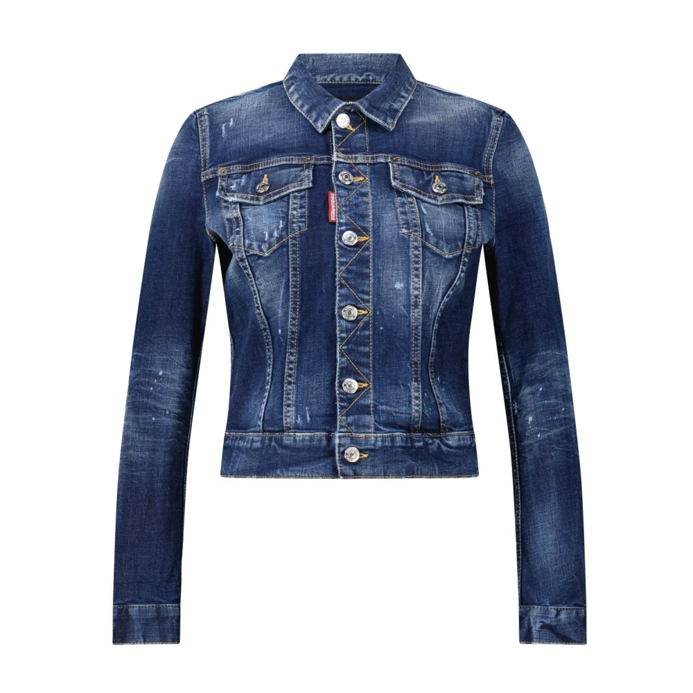 Jackets > Denim Jackets - - Dsquared2 - Modalova
