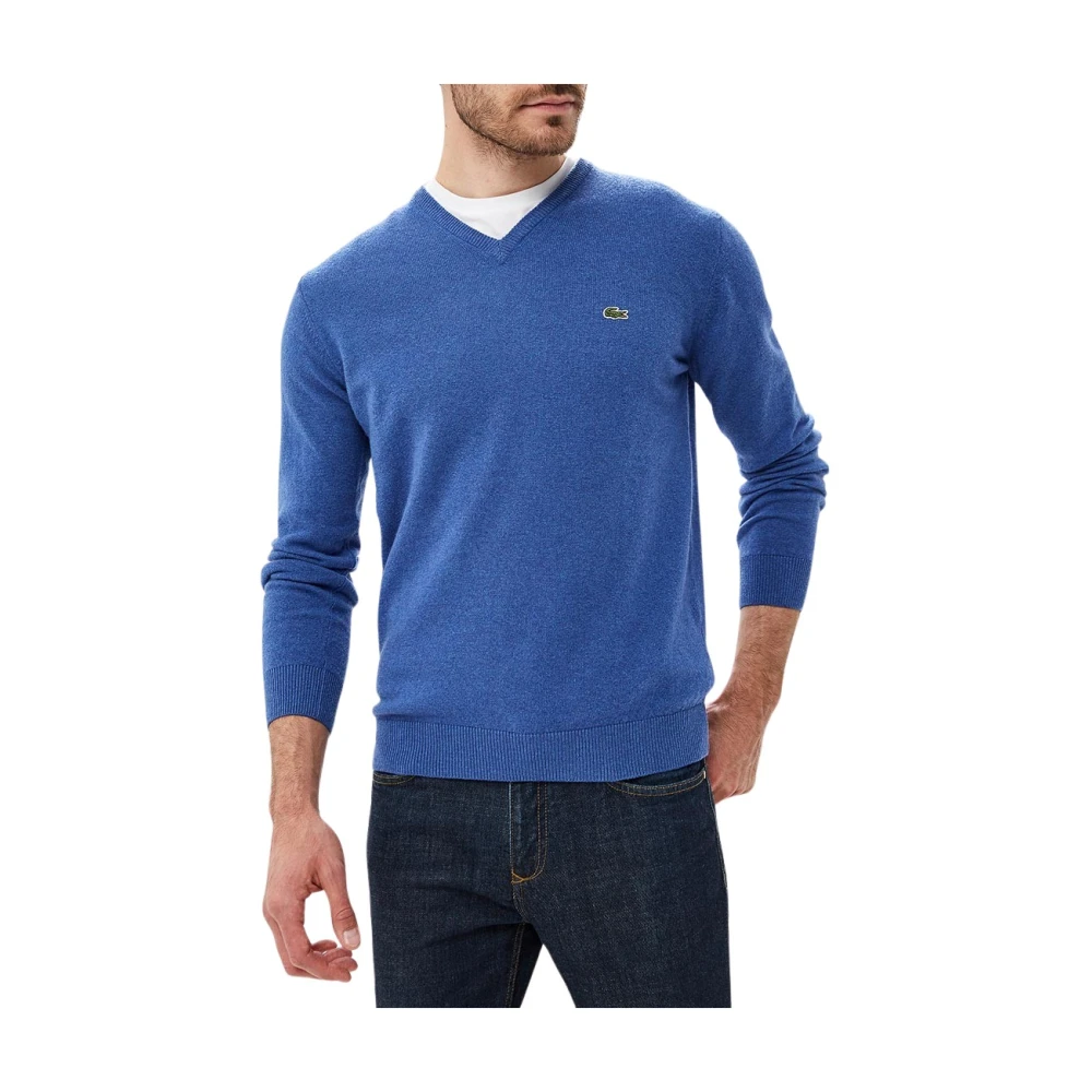 Lacoste Blauwe Pullover Sweaters Herfst-Winter Blue Heren