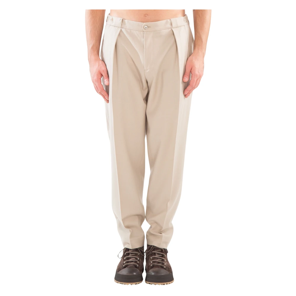 Briglia Wollen broek in Portobello-stijl Beige Heren