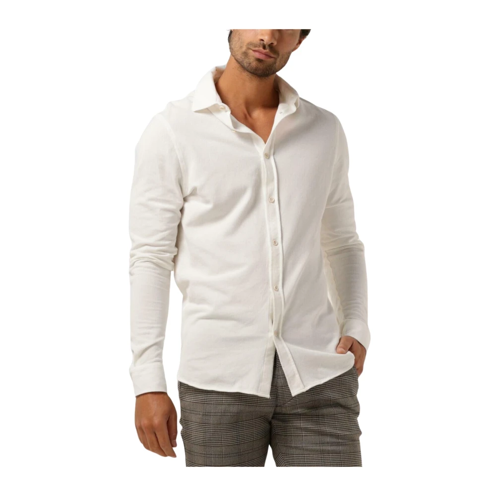 The GoodPeople Heren Casual Overhemd Strong Wit White Heren