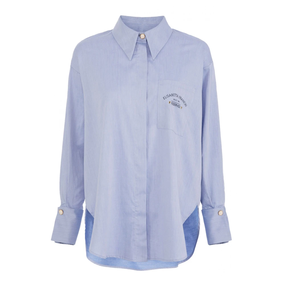 Elisabetta Franchi blouses Ca03441E2 Blue Dames