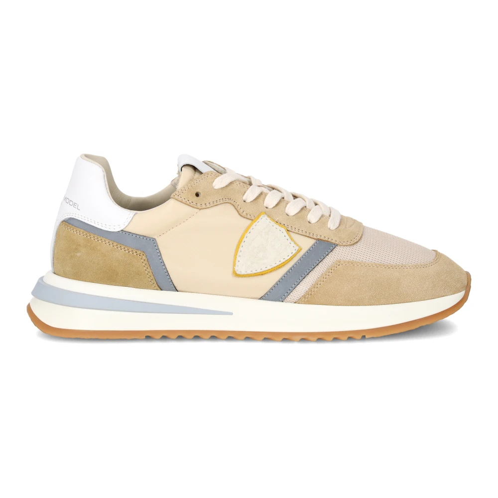 Philippe Model Men's Beige Sneakers, 9 Uk, Trainers Tropez 2.1 Running
