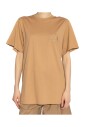 brown-t-shirt-with-ribbed-collar