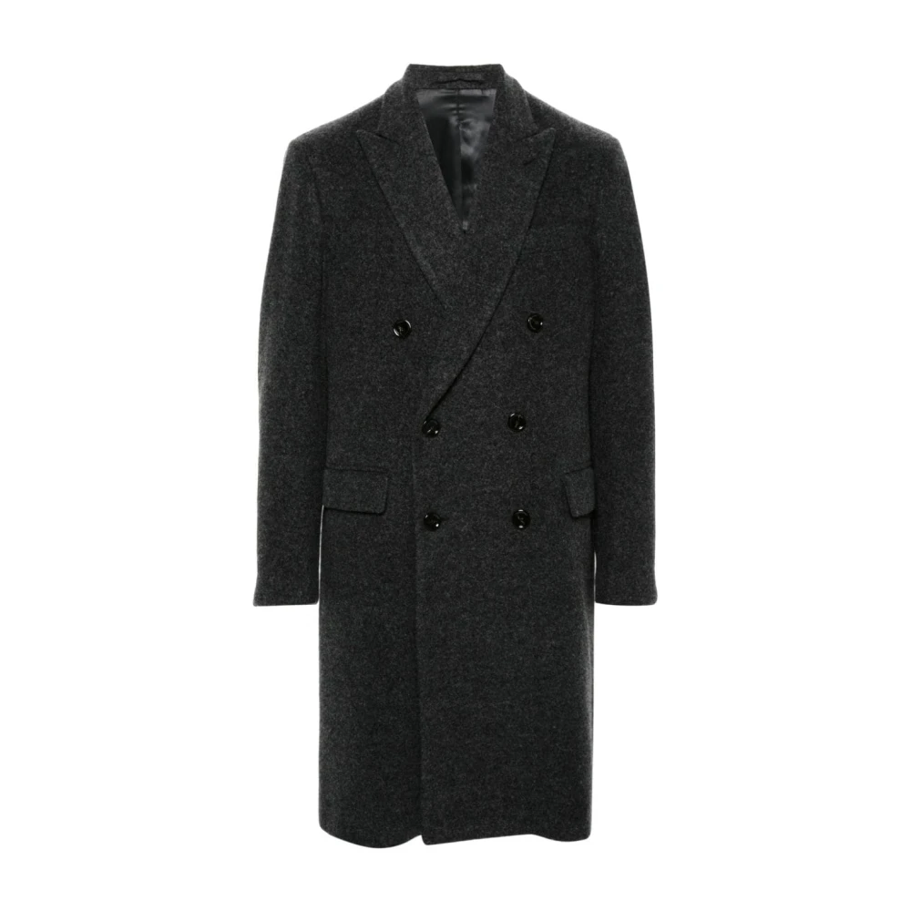 Lardini Zwarte Winterjassen Black Heren